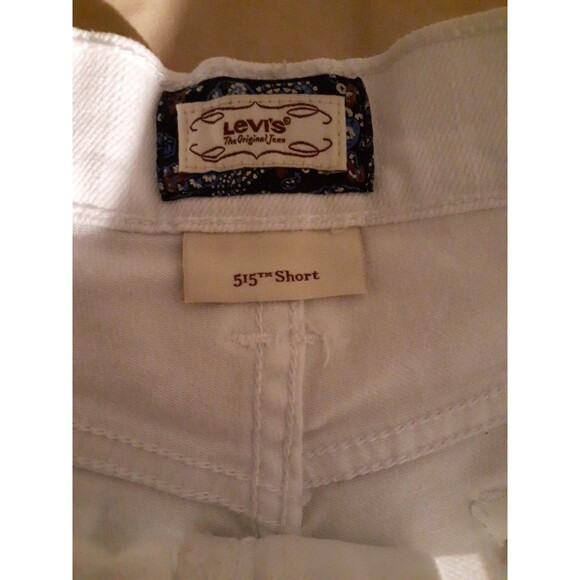 LEVI'S 515 Denim Shorts White 8 m  Jean Shorts classic casual summer Levi's - Picture 6 of 8